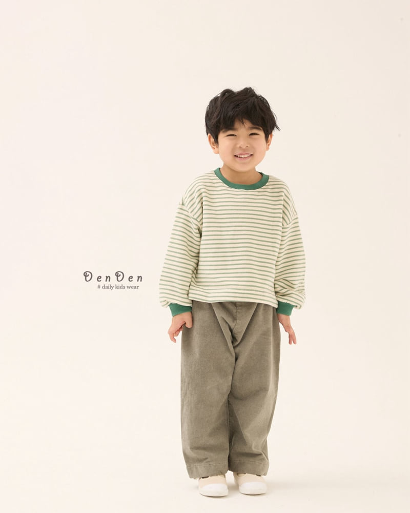 Denden - Korean Baby Fashion - #babyboutique - Latte Corduroy Pants - 7