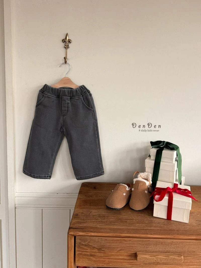 Denden - Korean Baby Fashion - #babyboutique - Winter Oki Jeans - 3