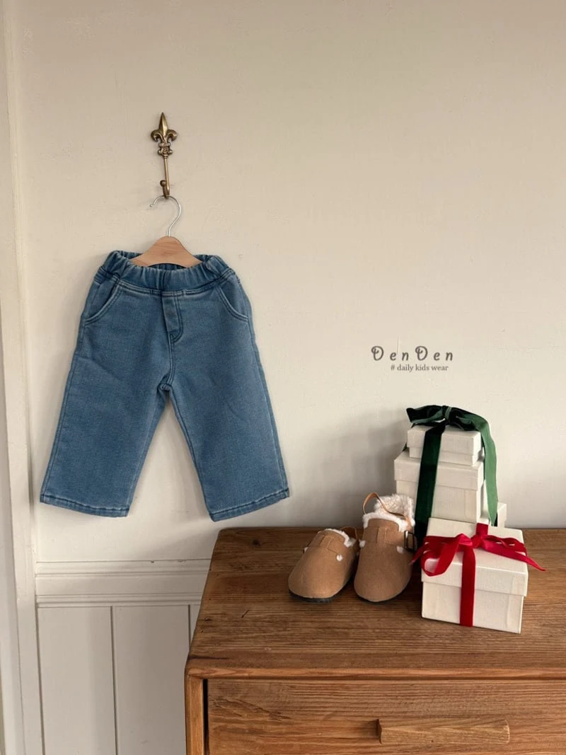 Denden - Korean Baby Fashion - #babyboutique - Winter Oki Jeans - 4