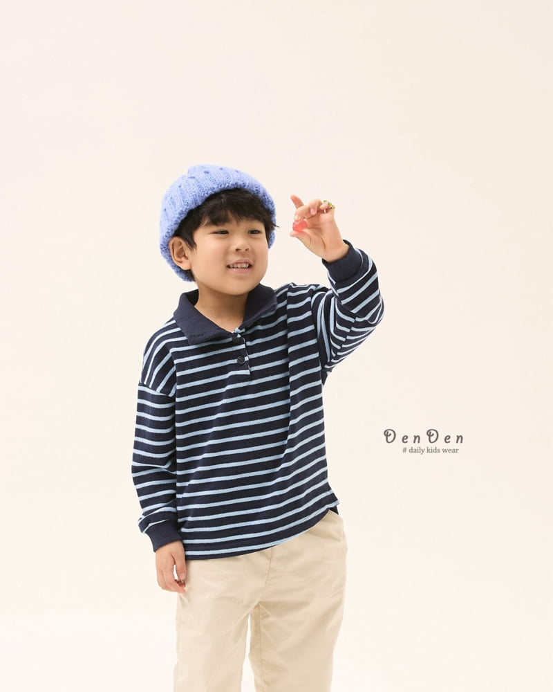 Denden - Korean Baby Fashion - #babyfashion - Collar Hop Tee - 9