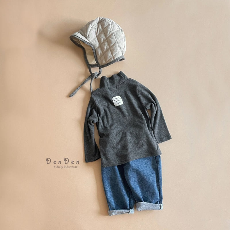 Denden - Korean Baby Fashion - #babyfashion - Pound Baggy Fleece Jeans - 5