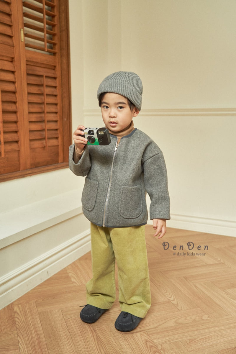 Denden - Korean Baby Fashion - #babyfever - Latte Corduroy Pants - 11