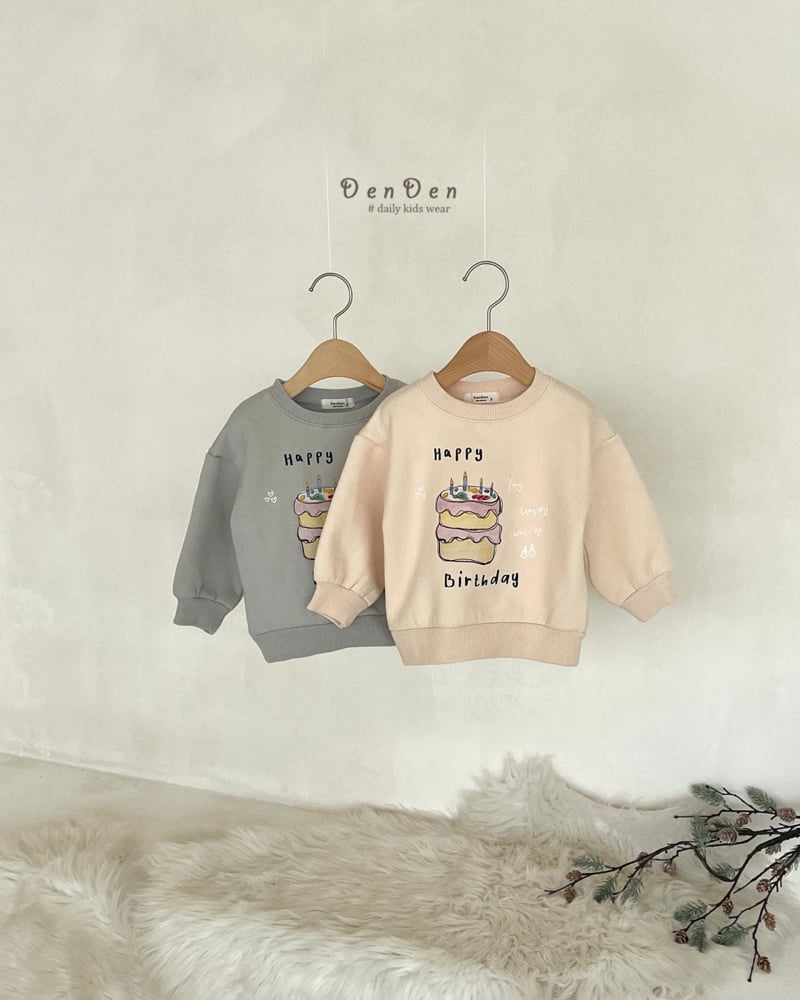 Denden - Korean Baby Fashion - #babyfever - Birthday Cake Tee - 2