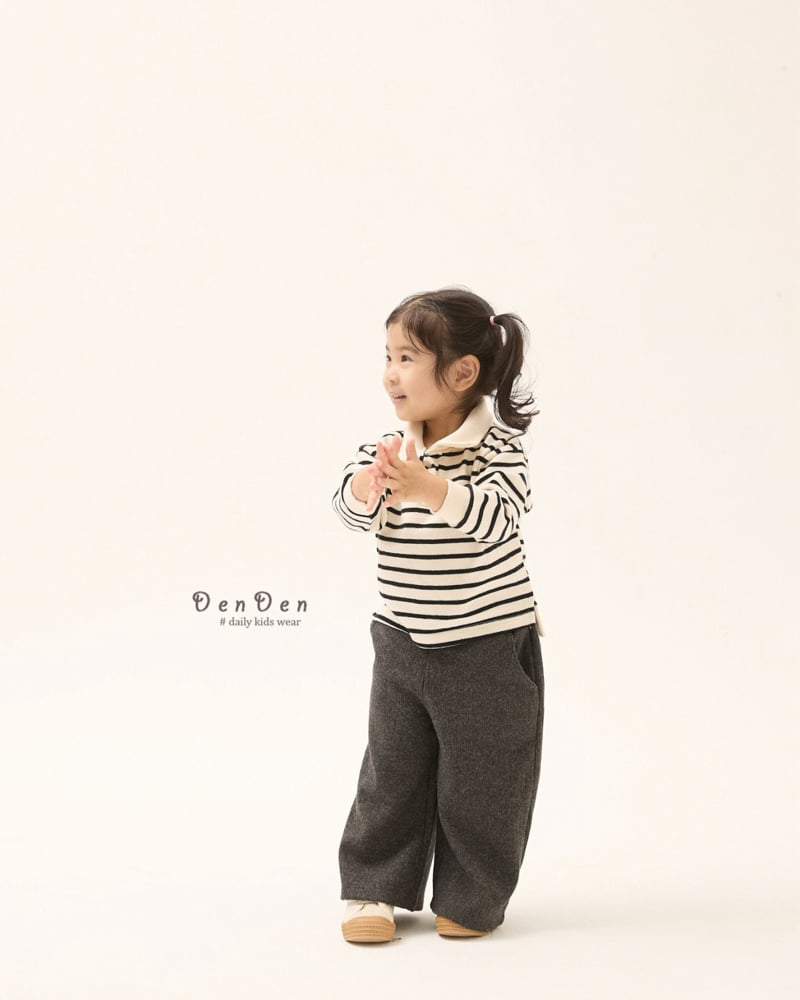 Denden - Korean Baby Fashion - #babygirlfashion - Collar Hop Tee - 11