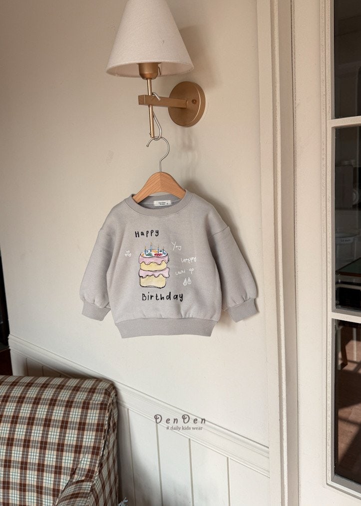 Denden - Korean Baby Fashion - #babygirlfashion - Birthday Cake Tee - 3