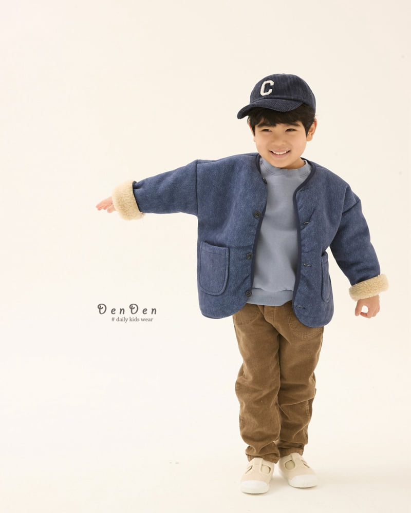 Denden - Korean Baby Fashion - #babygirlfashion - Rib Fog Tee - 12