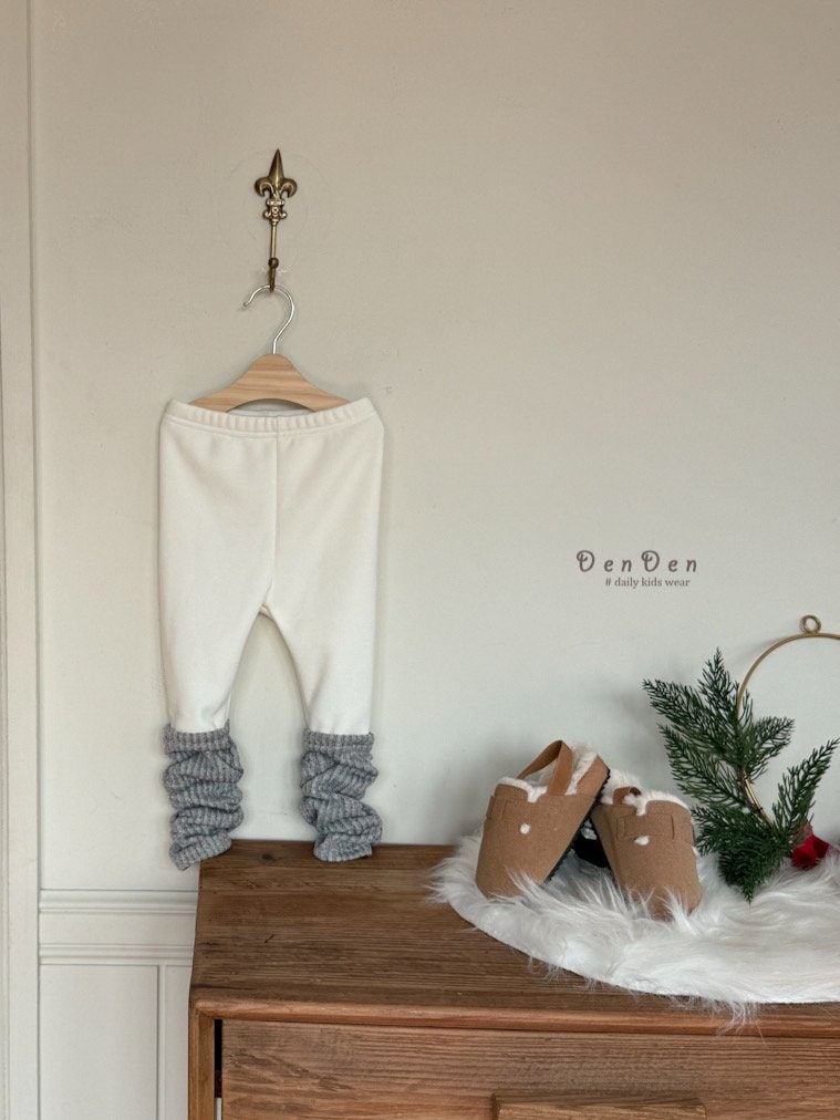 Denden - Korean Baby Fashion - #babylifestyle - Fluffy Warm Leggings - 6
