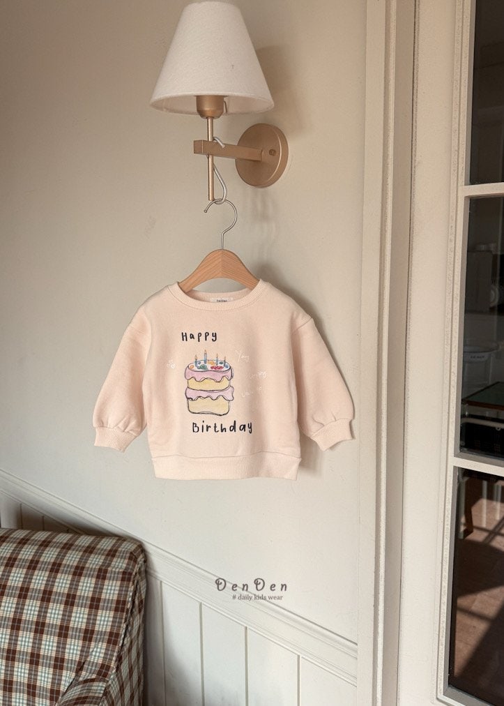 Denden - Korean Baby Fashion - #babygirlfashion - Birthday Cake Tee - 4