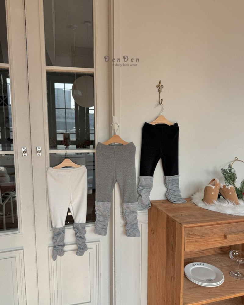 Denden - Korean Baby Fashion - #babyoninstagram - Fluffy Warm Leggings - 7