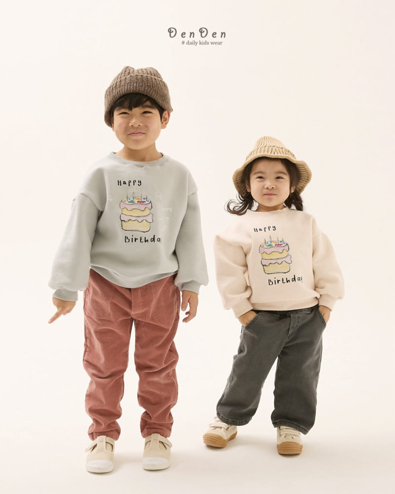 Denden - Korean Baby Fashion - #babyoninstagram - Birthday Cake Tee - 5