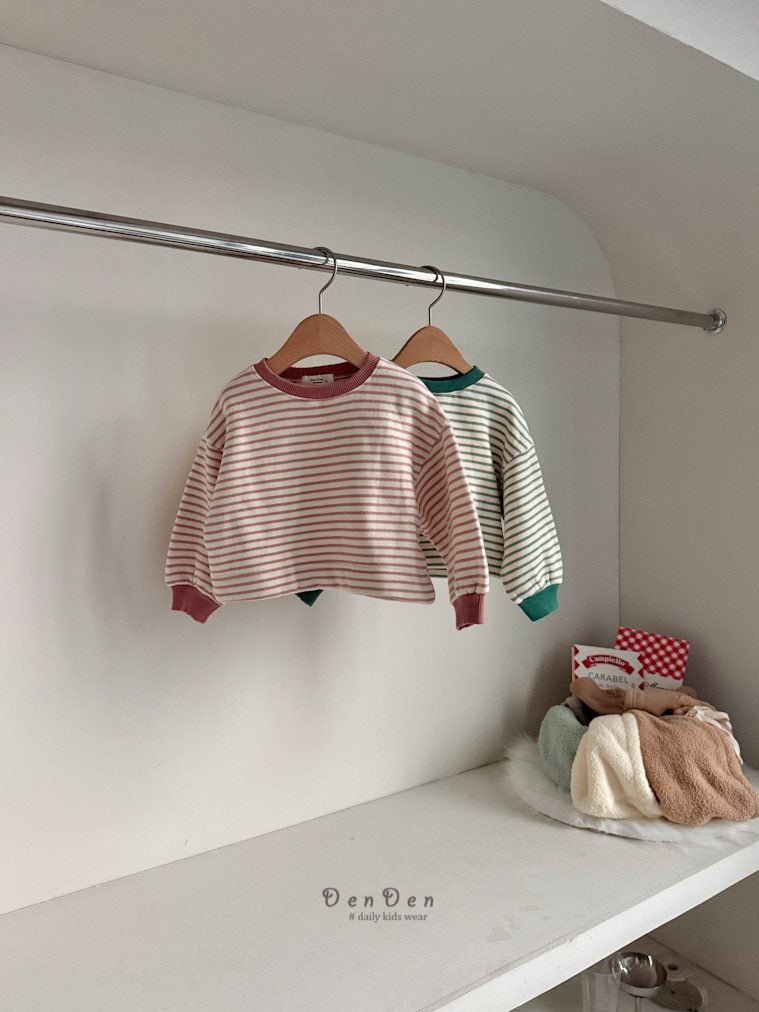 Denden - Korean Baby Fashion - #babyoninstagram - Striped Micro Tee - 2