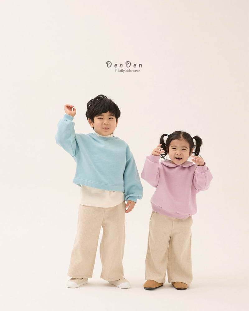 Denden - Korean Baby Fashion - #babyootd - Sweet Round Collar Tee - 7