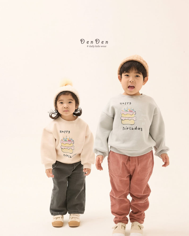 Denden - Korean Baby Fashion - #babyootd - Birthday Cake Tee - 6
