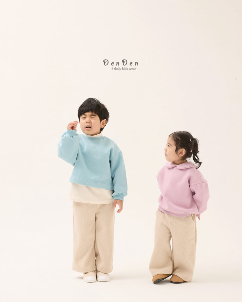 Denden - Korean Baby Fashion - #babyoutfit - Sweet Round Collar Tee - 8