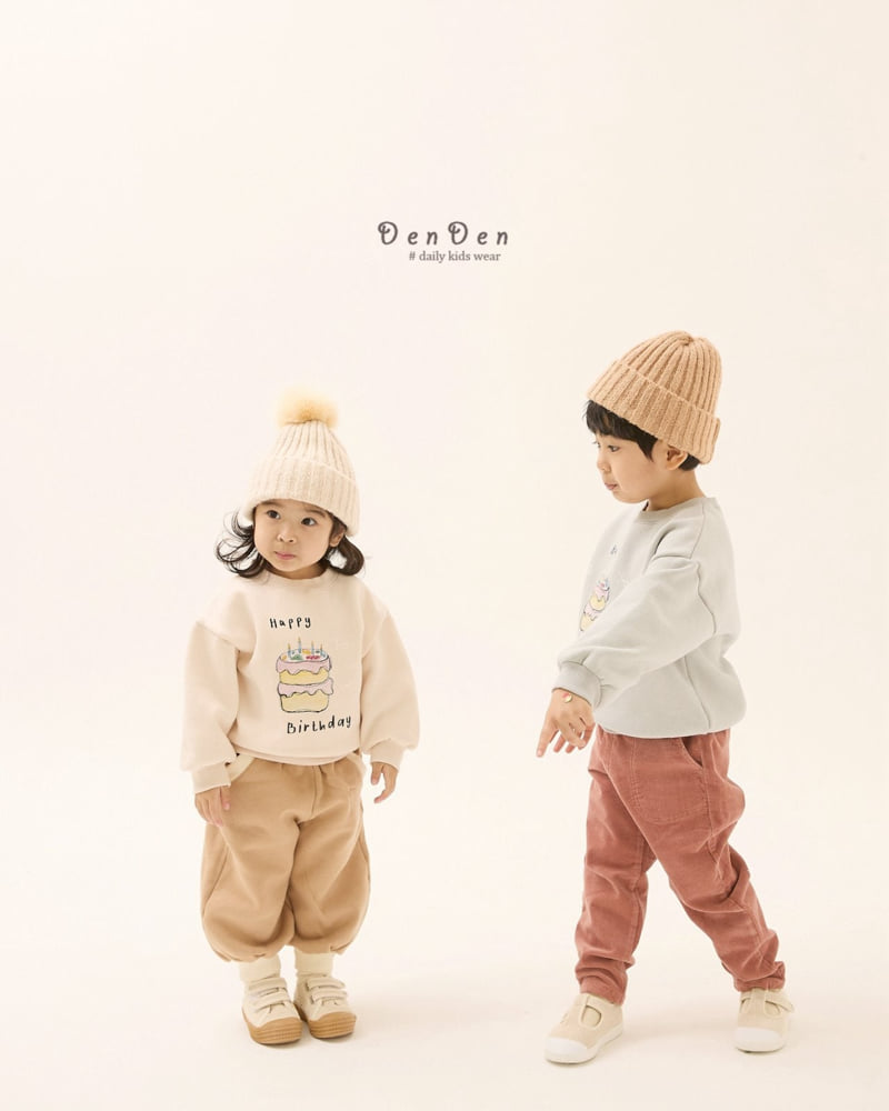 Denden - Korean Baby Fashion - #babyoutfit - Birthday Cake Tee - 7