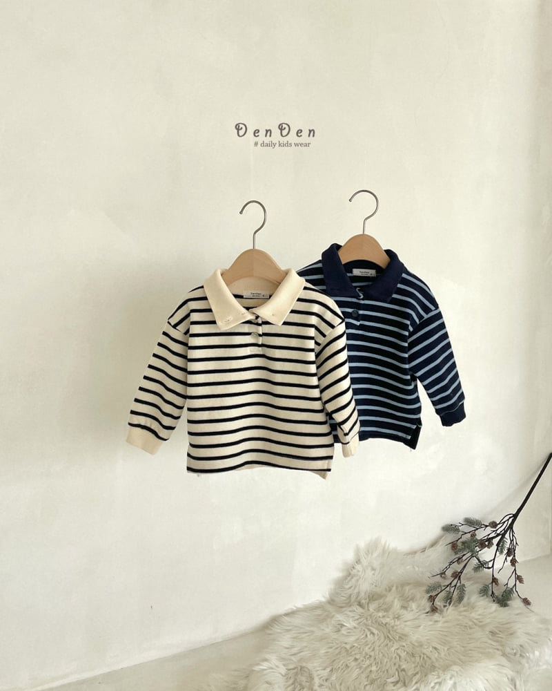 Denden - Korean Baby Fashion - #babywear - Collar Hop Tee - 2
