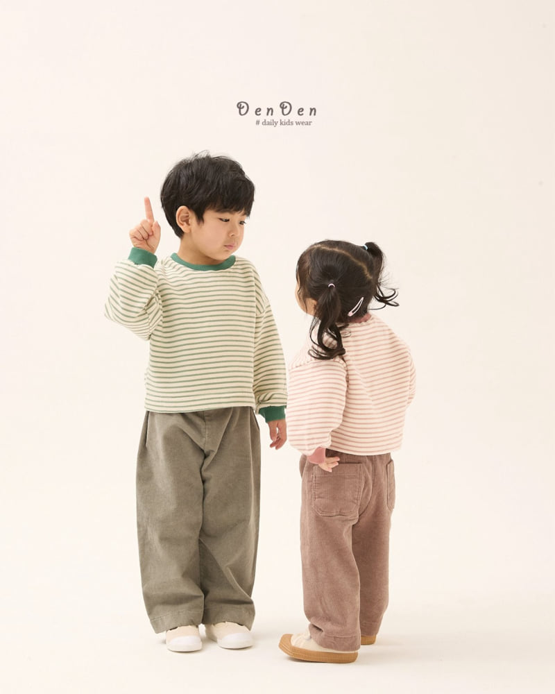 Denden - Korean Baby Fashion - #babywear - Striped Micro Tee - 6