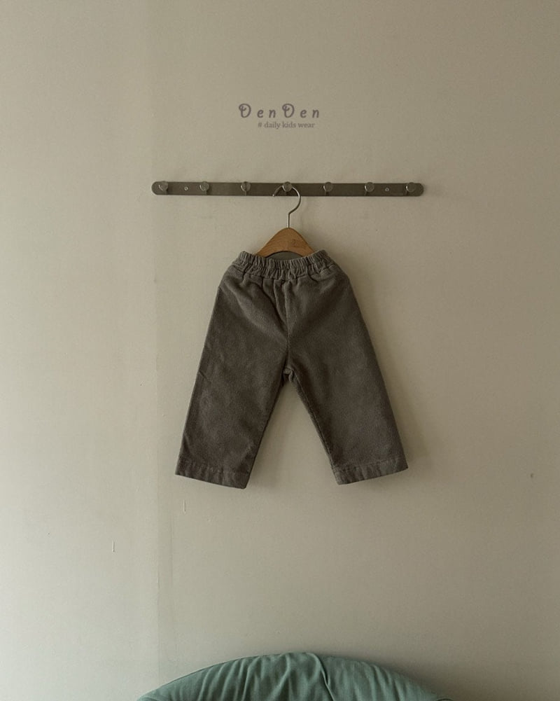 Denden - Korean Baby Fashion - #babywear - Latte Corduroy Pants - 4