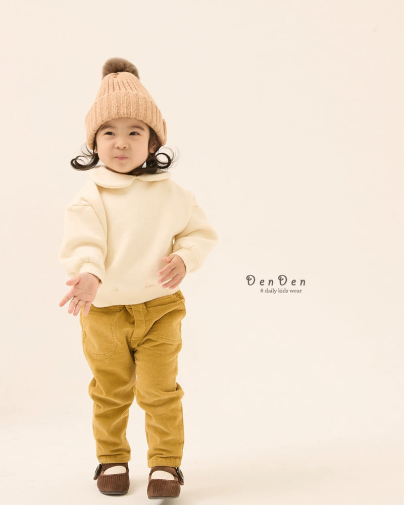 Denden - Korean Baby Fashion - #onlinebabyboutique - Sweet Round Collar Tee - 11