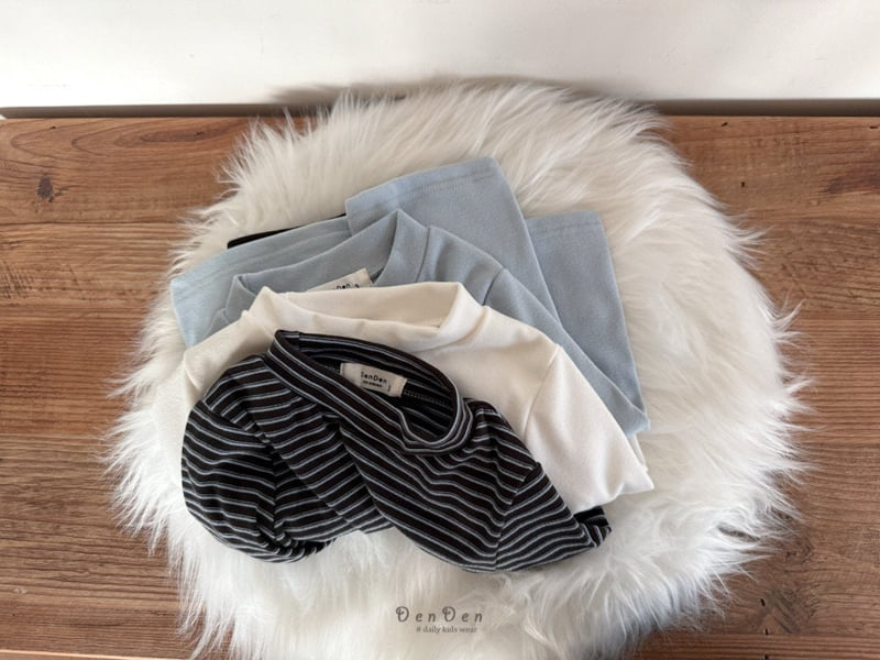 Denden - Korean Baby Fashion - #onlinebabyshop - Cloudy Cotton Tee - 9