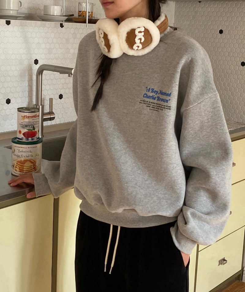 Diana - Korean Women Fashion - #momslook - Boy Sweatshirt - 11