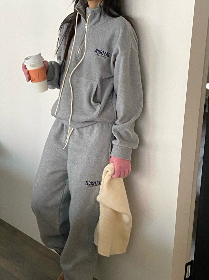 Diana - Korean Women Fashion - #momslook - Normal Fleece Half-Zip - 11