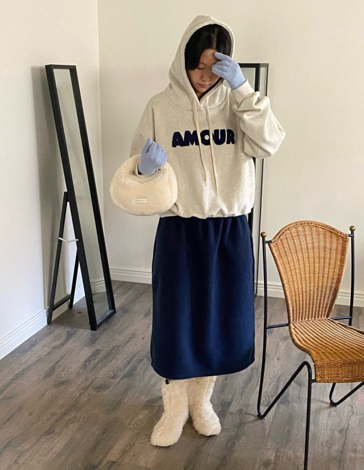 Diana - Korean Women Fashion - #momslook - Warm Amor Hoodie - 11