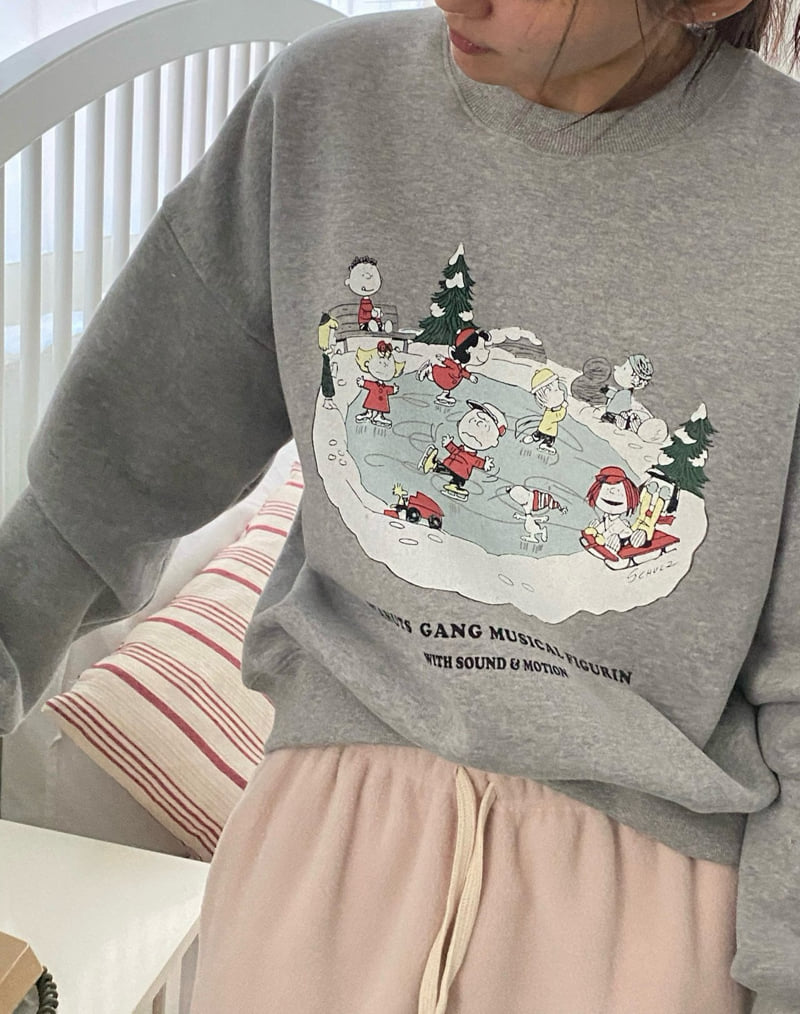 Diana - Korean Women Fashion - #momslook - Skate Cozy Sweatshirt - 12