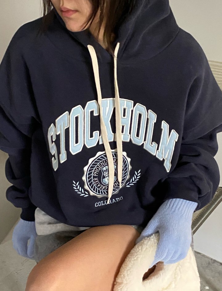 Diana - Korean Women Fashion - #momslook - Stock Fleece Hoodie