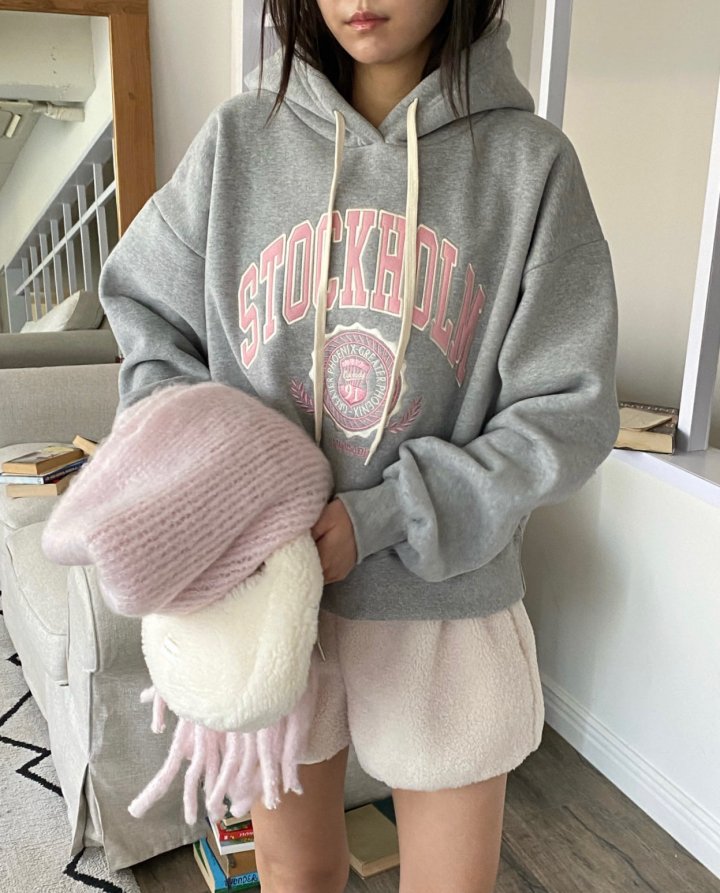 Diana - Korean Women Fashion - #momslook - Stock Fleece Hoodie - 11