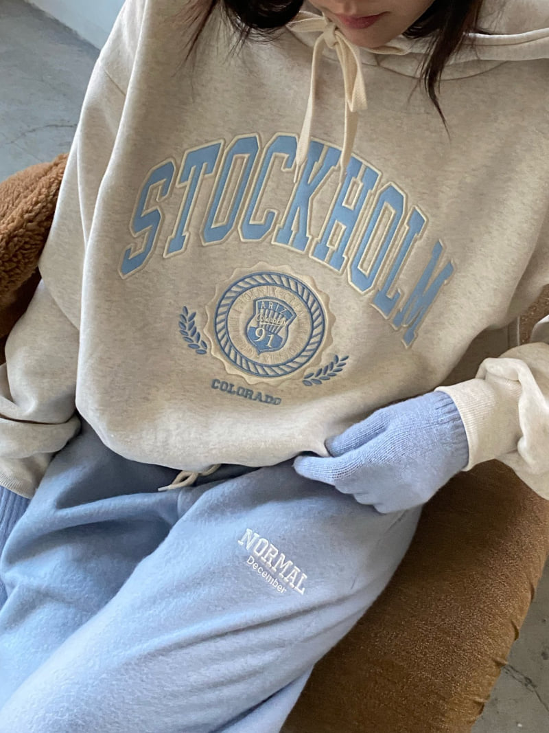 Diana - Korean Women Fashion - #momslook - Stock Fleece Hoodie - 12