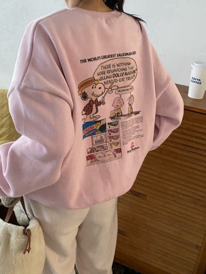 Diana - Korean Women Fashion - #momslook - World Sweatshirt - 11