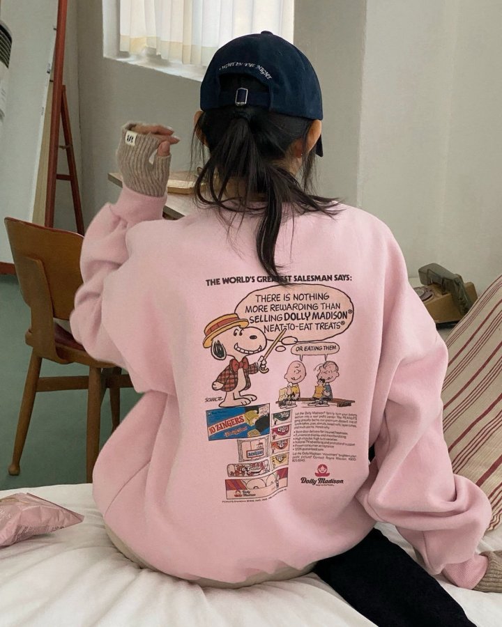 Diana - Korean Women Fashion - #momslook - World Sweatshirt - 8