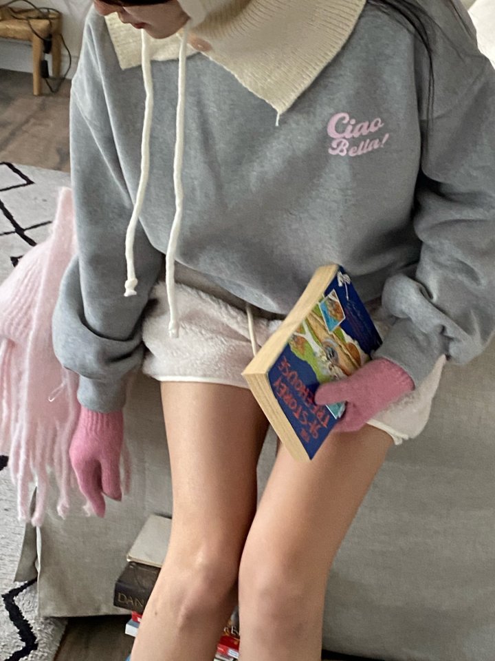 Diana - Korean Women Fashion - #momslook - Bella Fleece Sweatshirt - 7