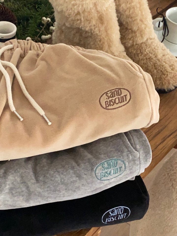 Diana - Korean Women Fashion - #momslook - Sand Velour Pants - 2