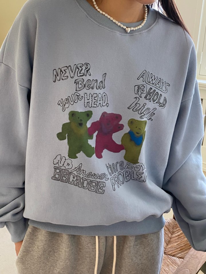 Diana - Korean Women Fashion - #momslook - Never Bear Sweatshirt - 10