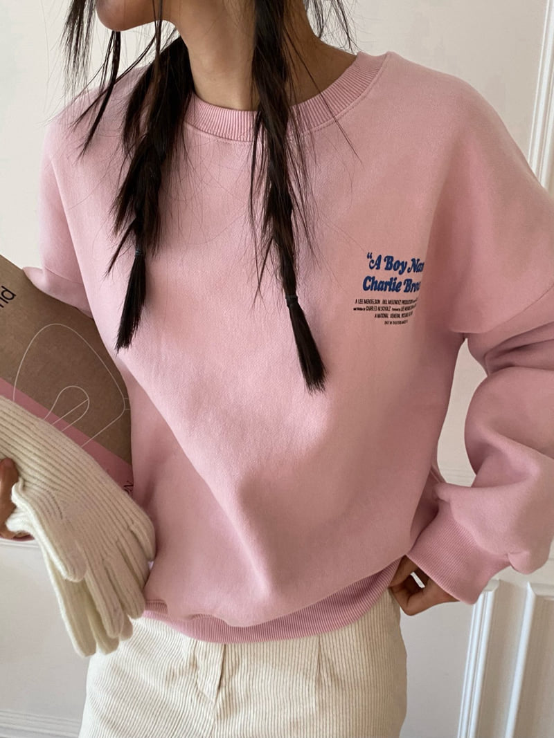 Diana - Korean Women Fashion - #romanticstyle - Boy Sweatshirt - 7