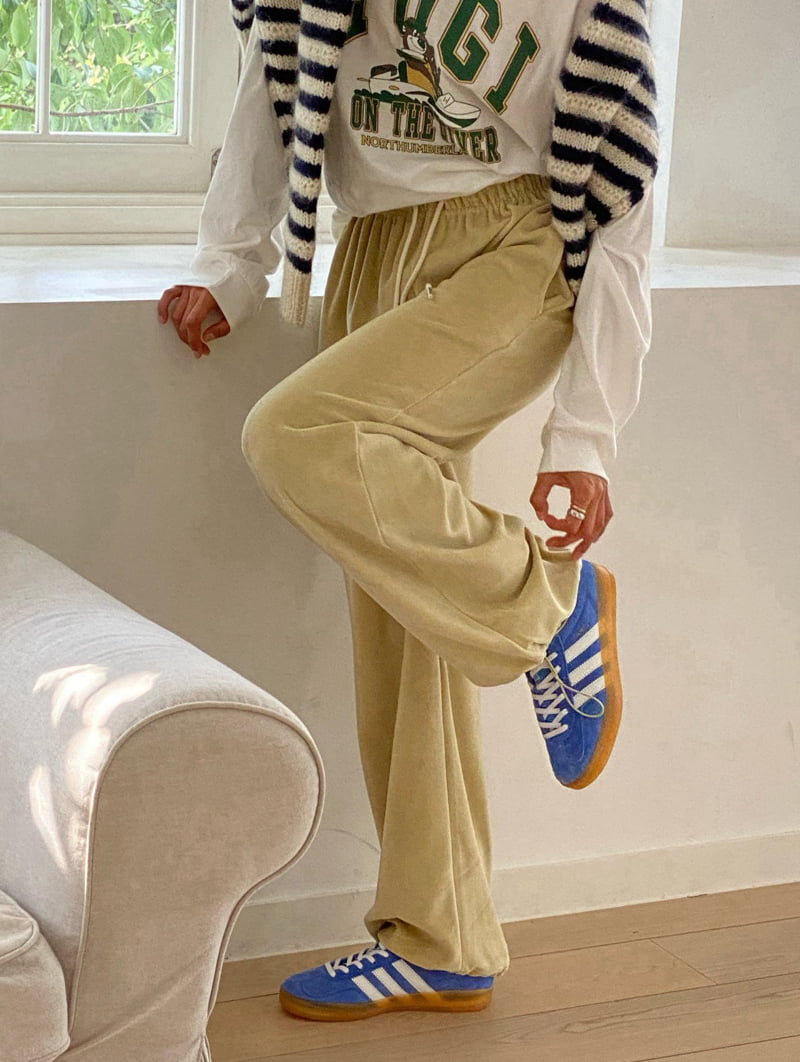 Diana - Korean Women Fashion - #thelittlethings - Velour String Pants - 7