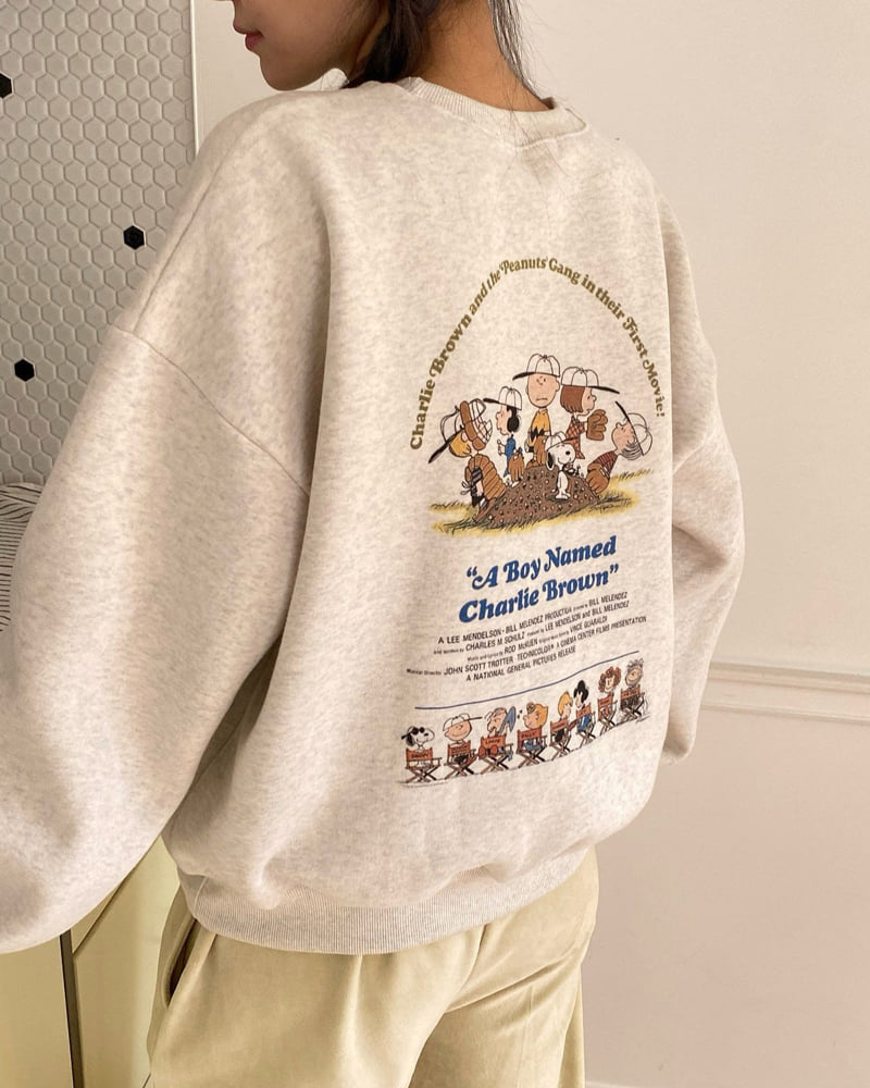 Diana - Korean Women Fashion - #vintageinspired - Boy Sweatshirt - 3