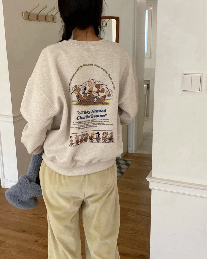 Diana - Korean Women Fashion - #vintageinspired - Boy Sweatshirt - 4