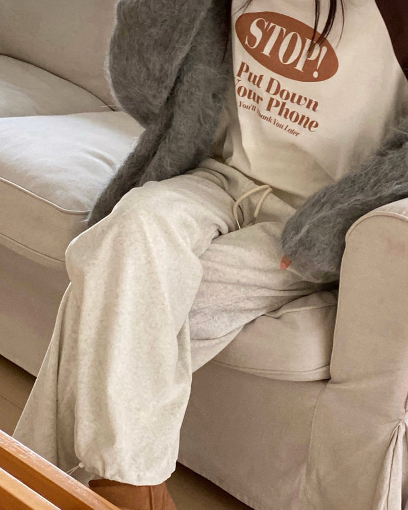 Diana - Korean Women Fashion - #womensfashion - Velour String Pants - 11