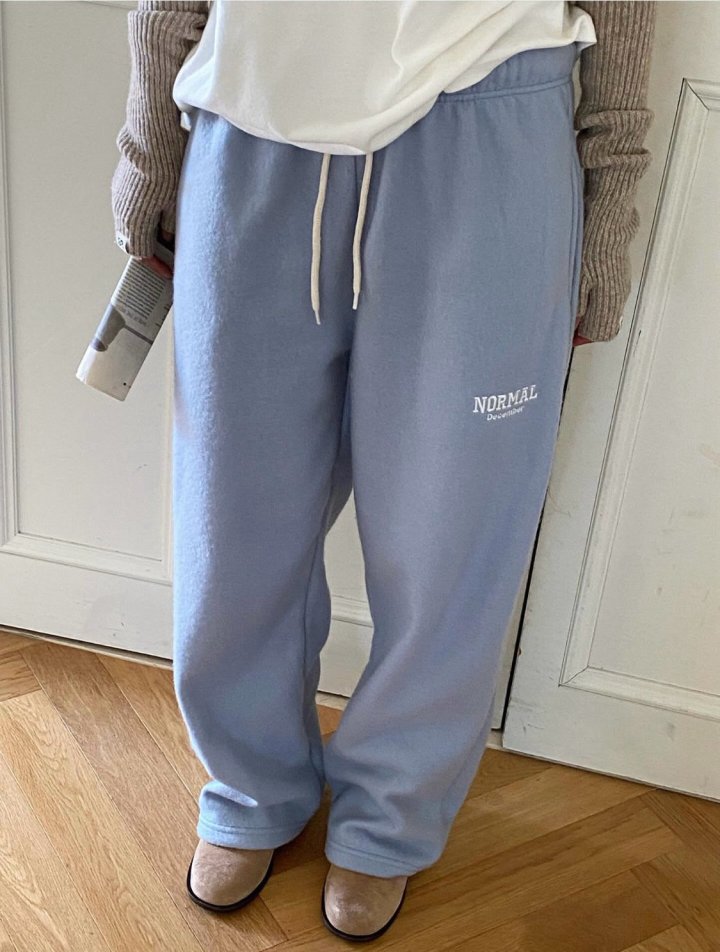 Diana - Korean Women Fashion - #womensfashion - Normal Fleece Pants - 3