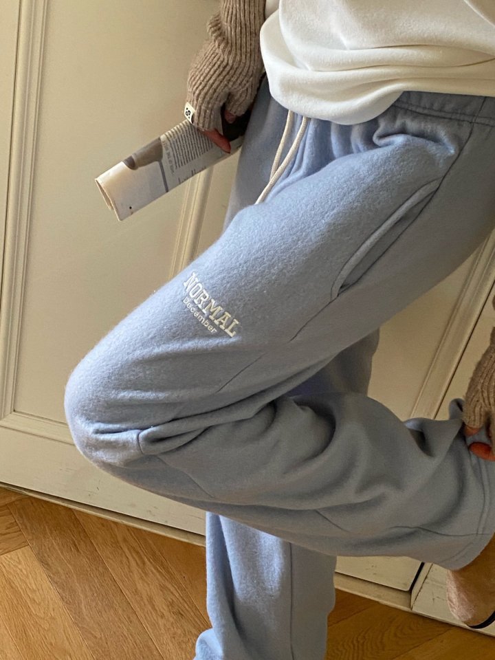 Diana - Korean Women Fashion - #womensfashion - Normal Fleece Pants - 5