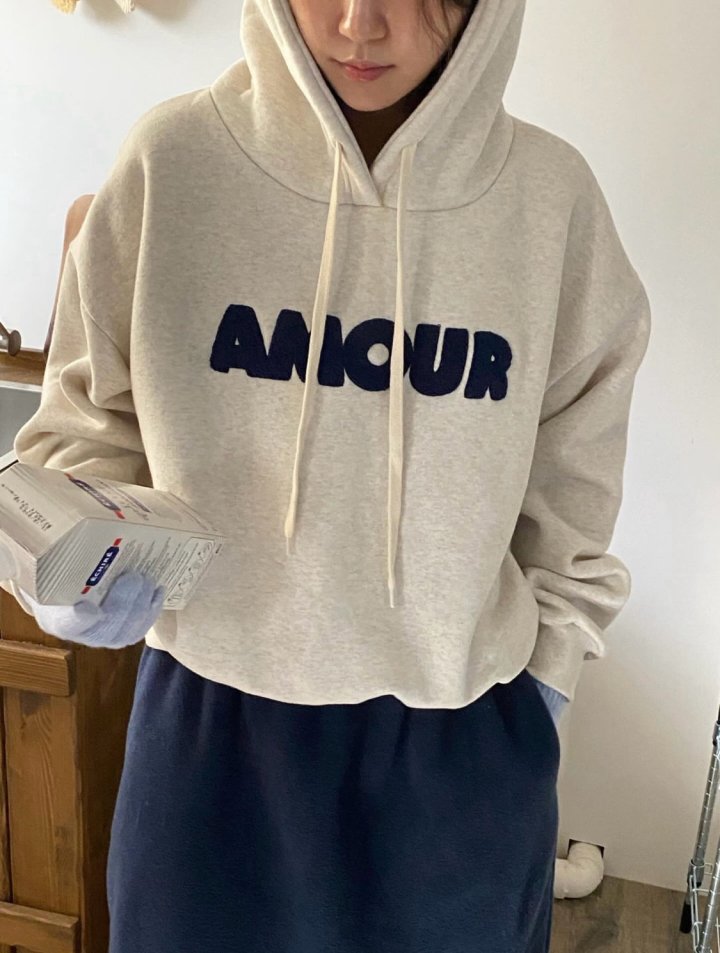 Diana - Korean Women Fashion - #womensfashion - Warm Amor Hoodie - 10