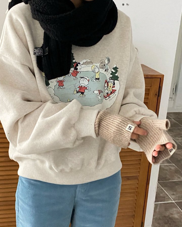 Diana - Korean Women Fashion - #womensfashion - Skate Cozy Sweatshirt - 3