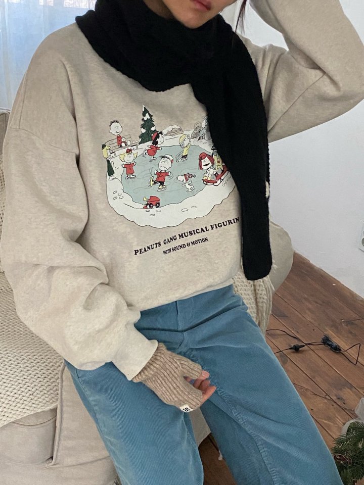 Diana - Korean Women Fashion - #womensfashion - Skate Cozy Sweatshirt - 7