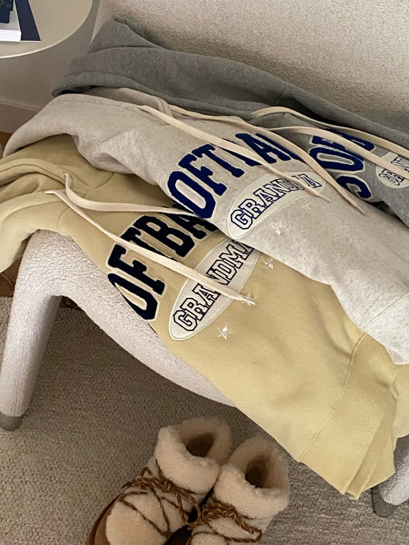 Diana - Korean Women Fashion - #womensfashion - Softball Fleece Hoodie - 12