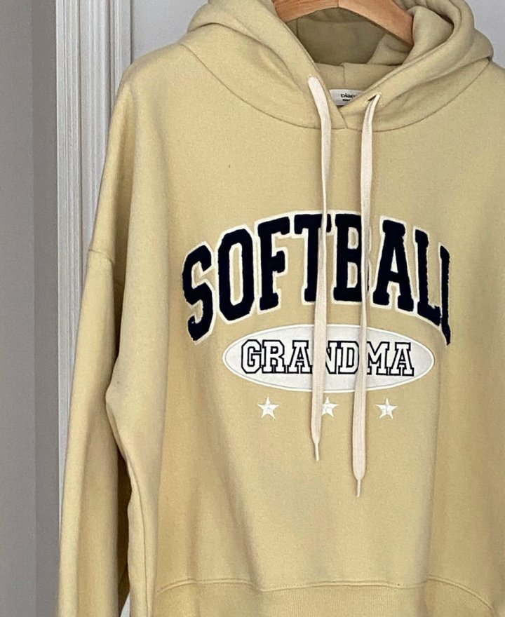 Diana - Korean Women Fashion - #womensfashion - Softball Fleece Hoodie - 6