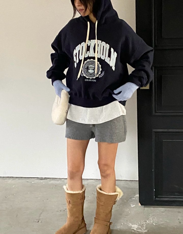 Diana - Korean Women Fashion - #womensfashion - Stock Fleece Hoodie - 8