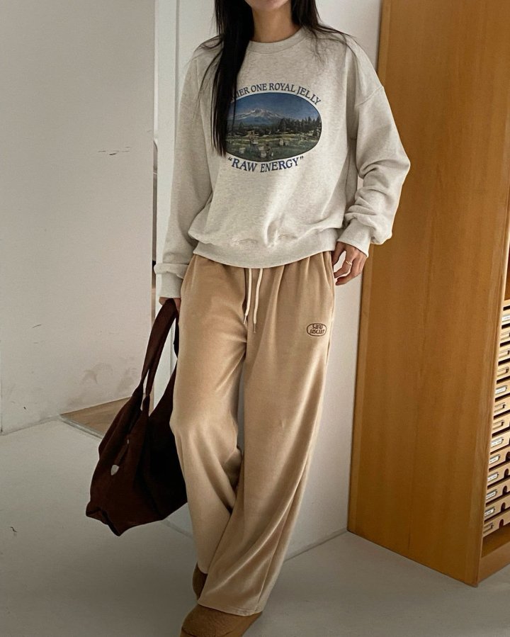 Diana - Korean Women Fashion - #womensfashion - Sand Velour Pants - 5